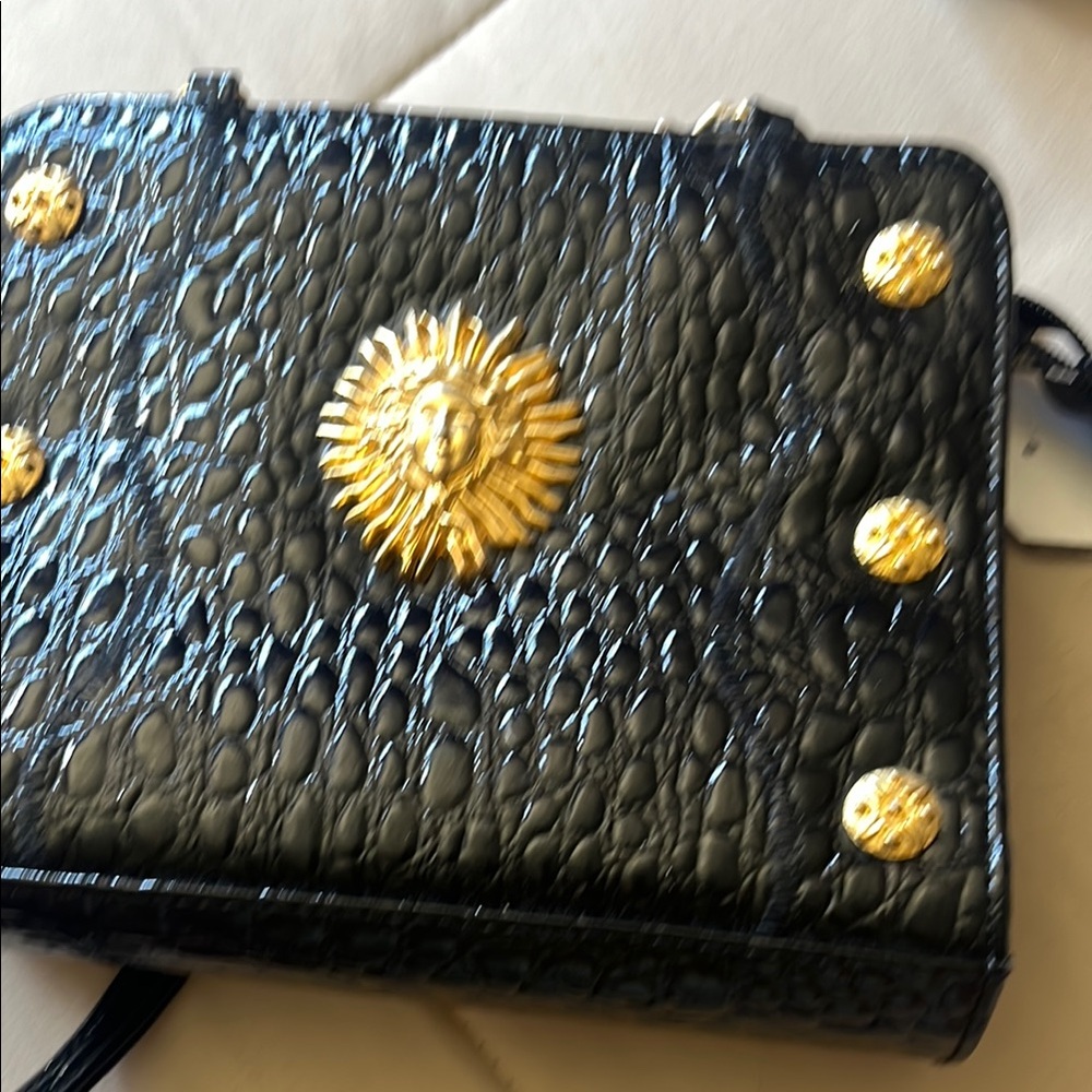 Luxurious Black and Gold Women's Clutch